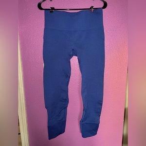 LULULEMON ebb and flow leggings in royal blue